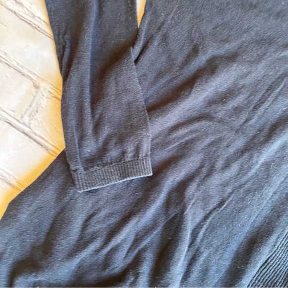 Vince Shirt Mens Medium Navy Textured Hoodie Elevated Luxury Pullover Pockets - Picture 10 of 12